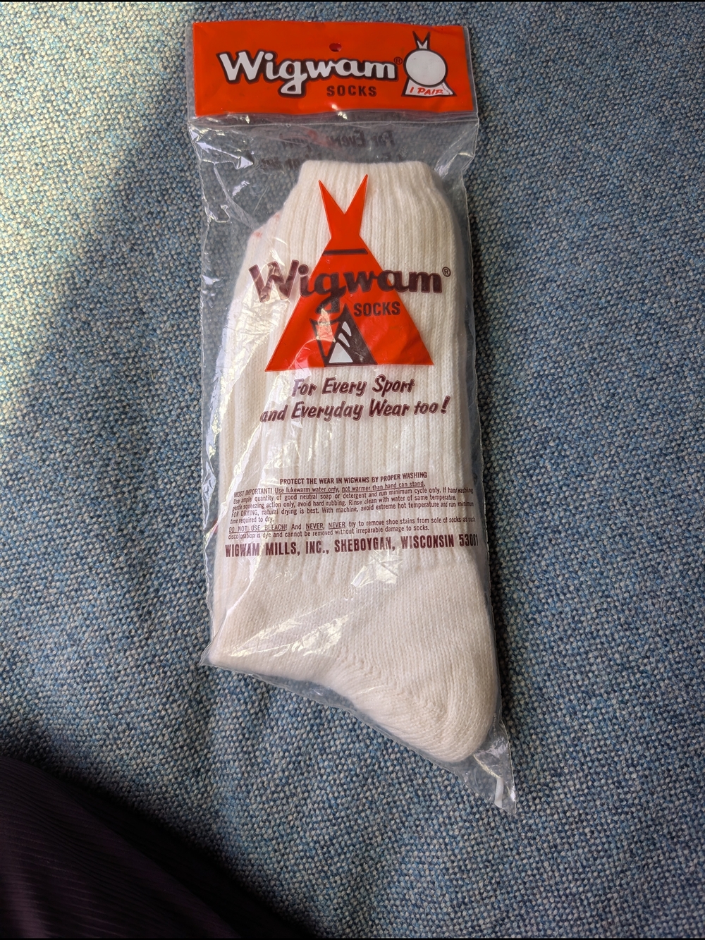 Wigwam - White Athletic Crew Socks - Men